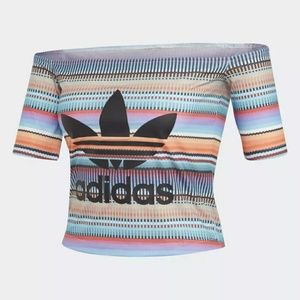 ADIDAS Off The Shoulder Top